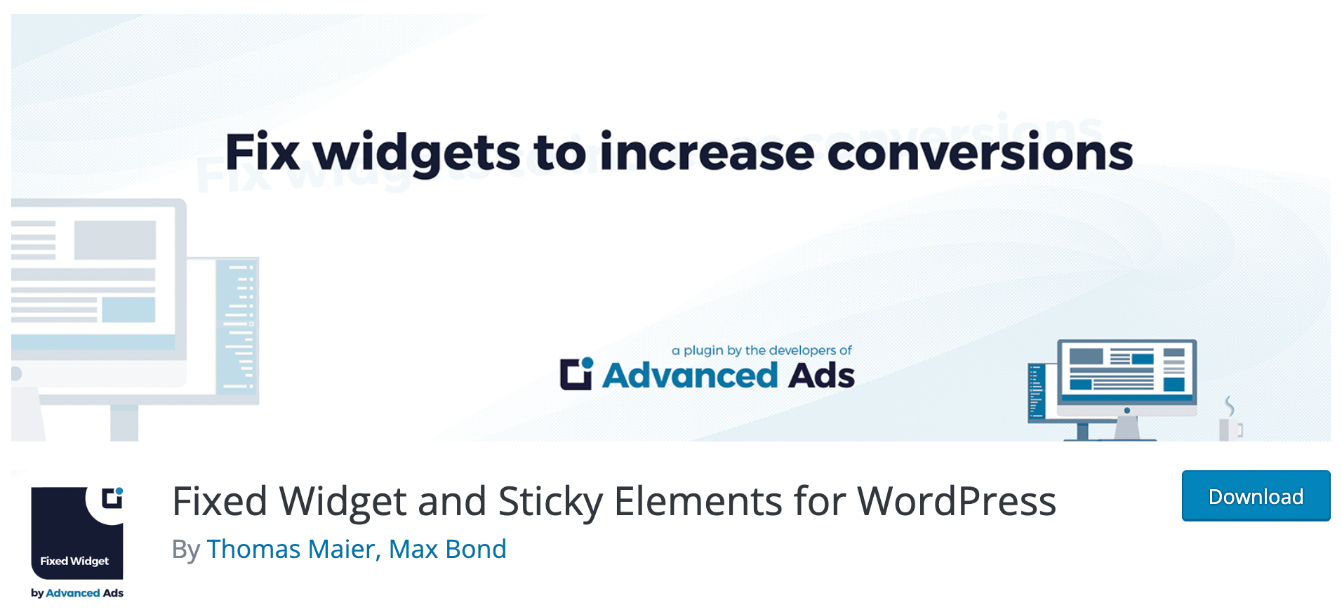 Fixed Widget Banner