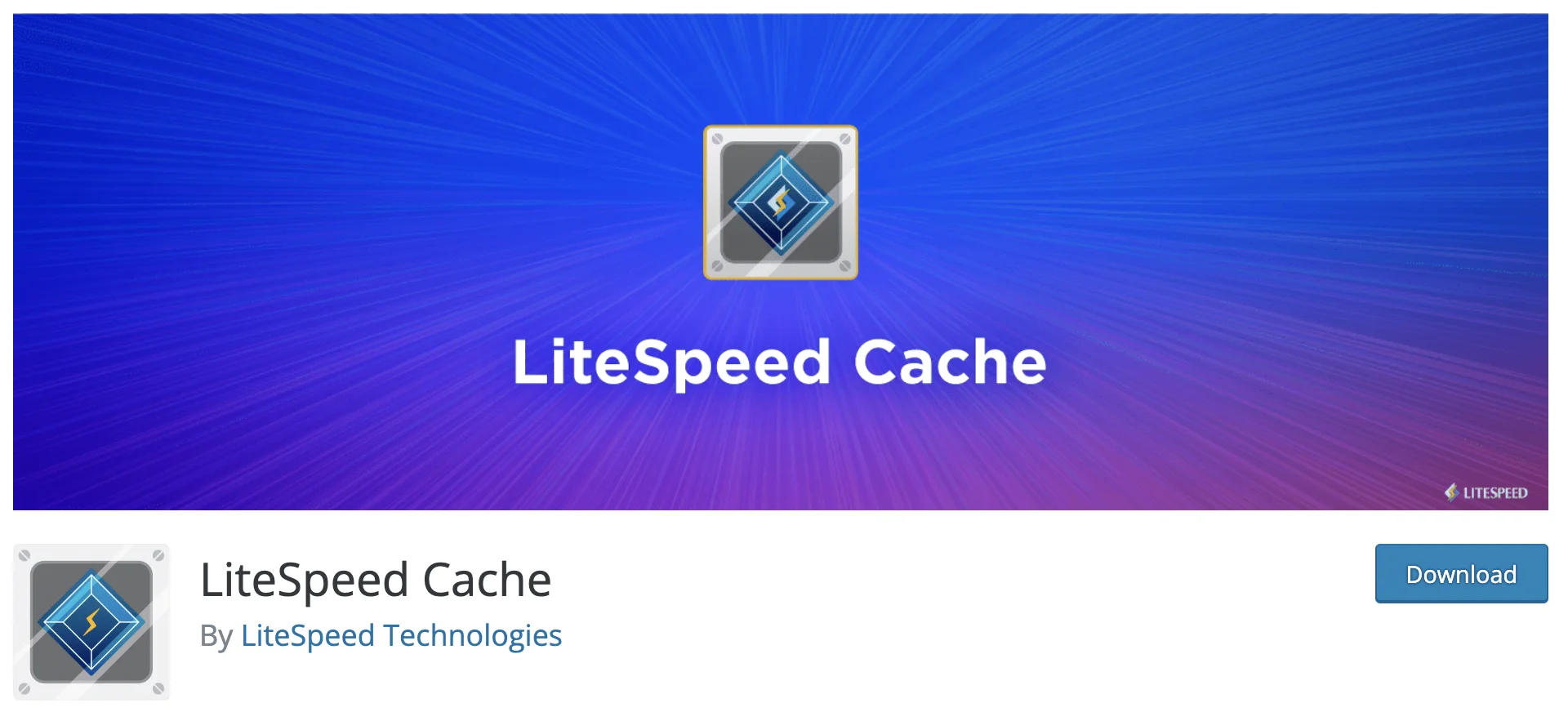 LiteSpeed Cache Banner