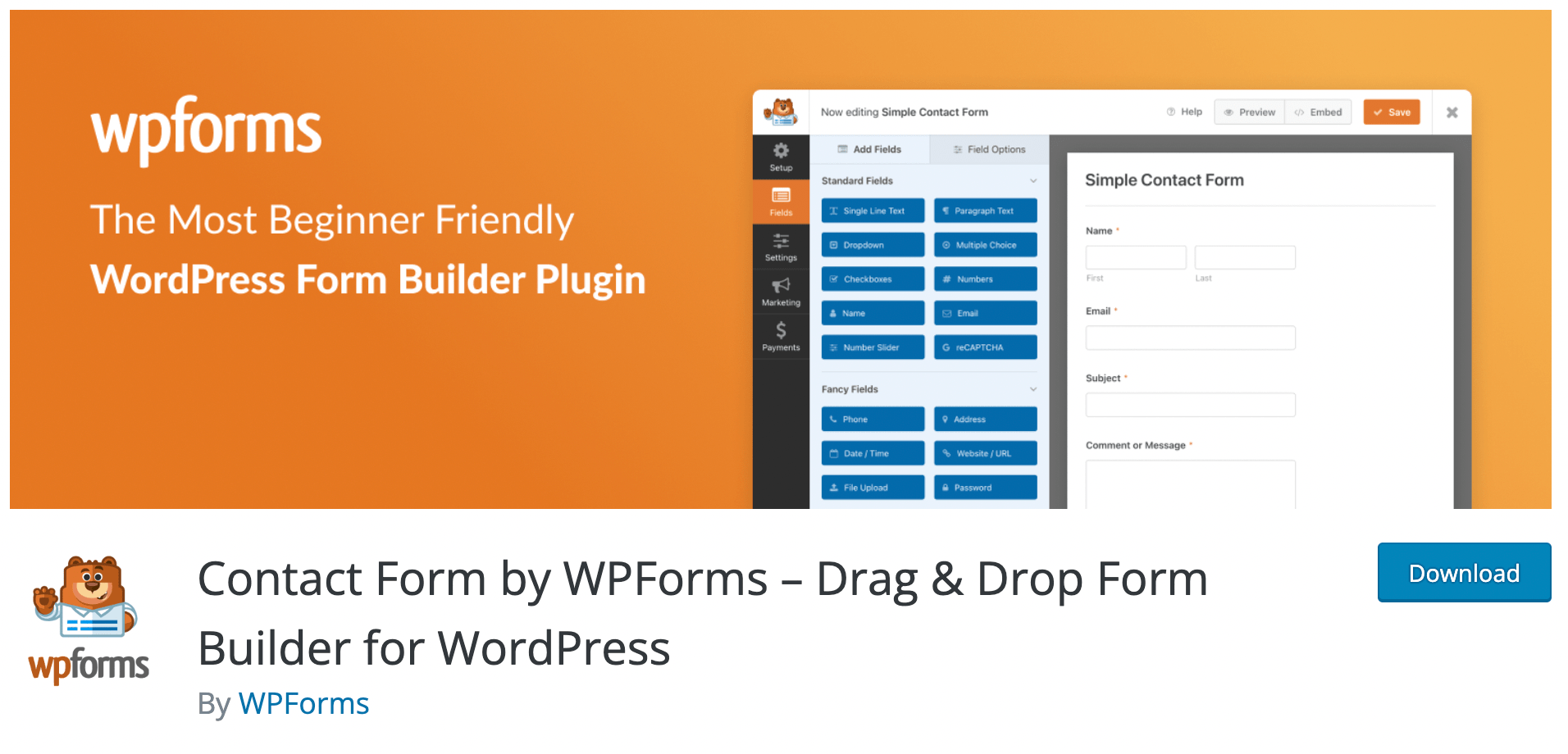 WPForms Lite Banner