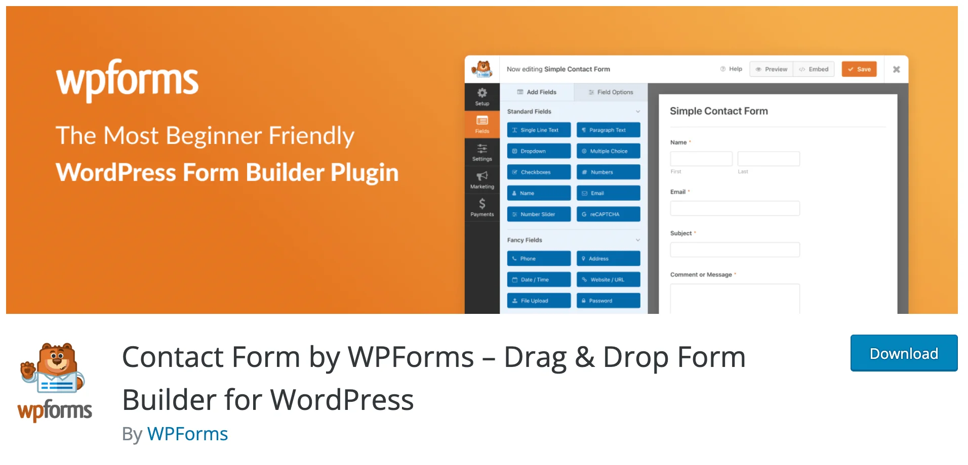 WPForms Lite Banner