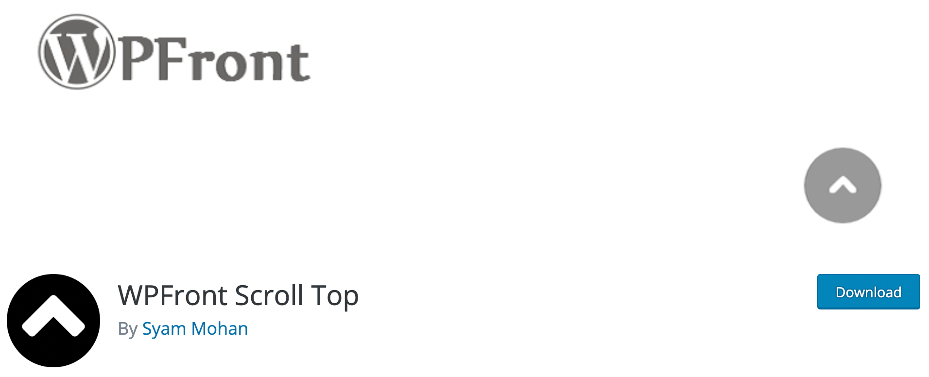 WPFront Scroll Top Banner
